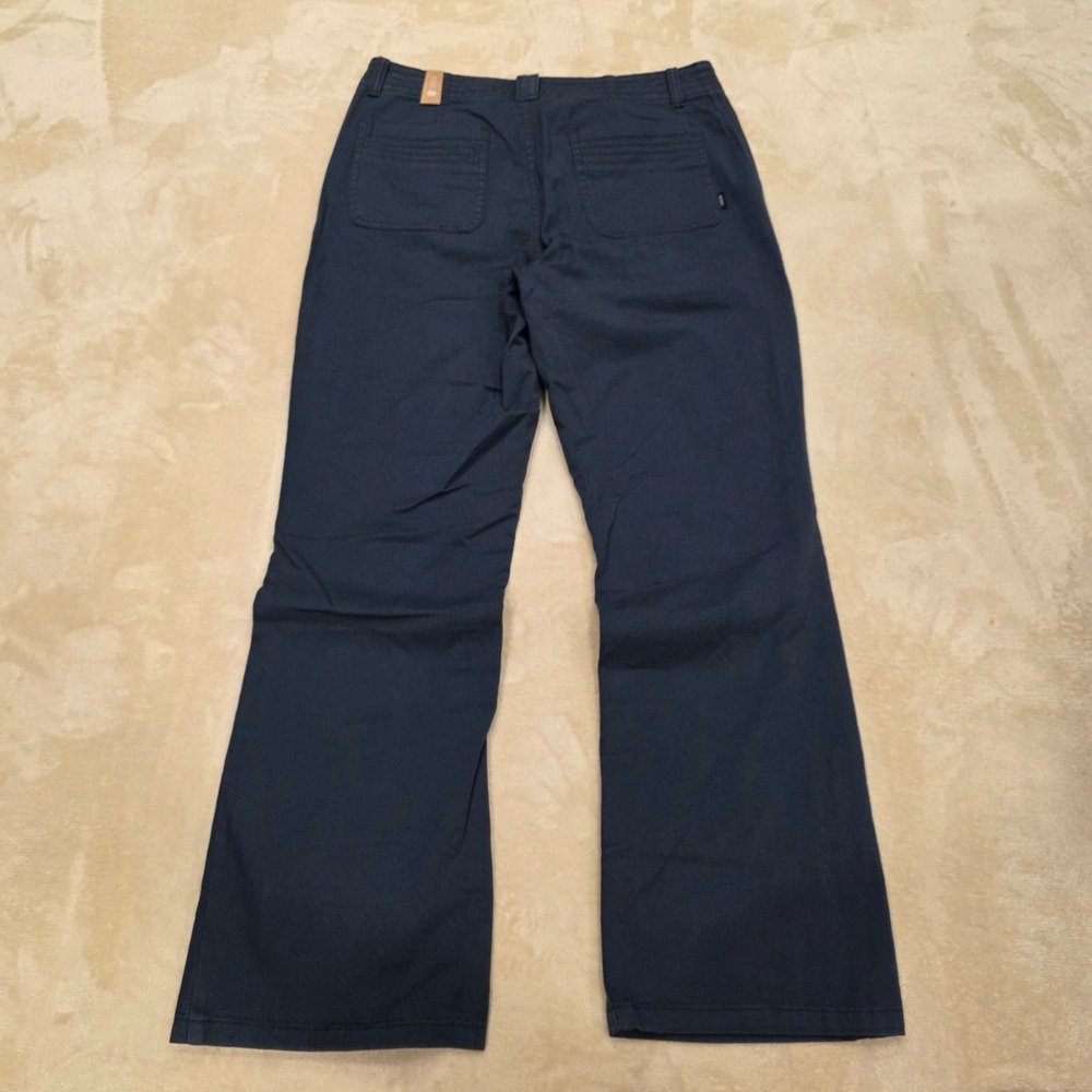 prAna Sancho Slim Pant Womens 8 Dark Sky Organic Cotton High Rise NEW - Picture 6 of 7